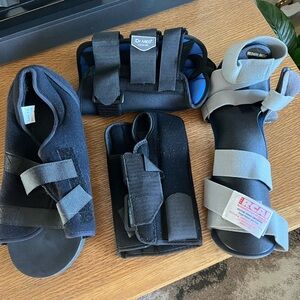 4 items Orthopedic Foot and Wrist an Hand Braces